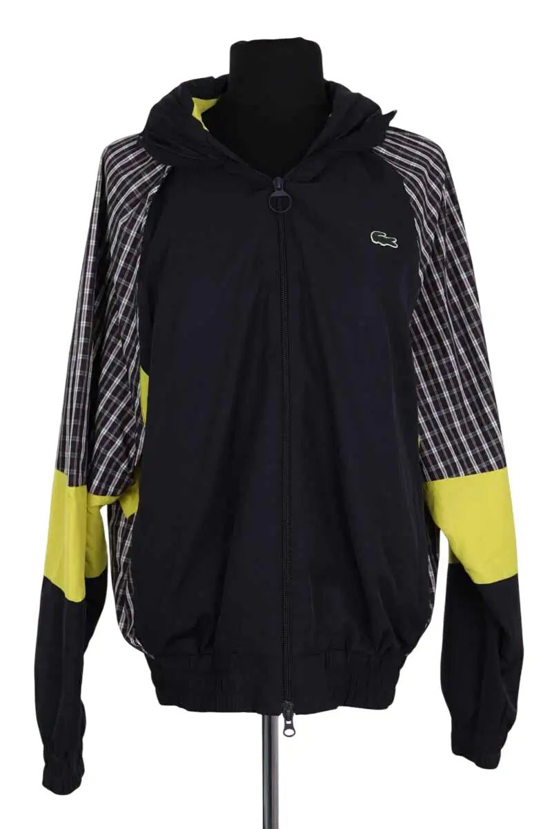 Gilet Lacoste Noir en Synthétique, taille S - Seconde Main
