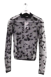 Blouse Saint Laurent Noir en Synthétique, taille S - Seconde Main