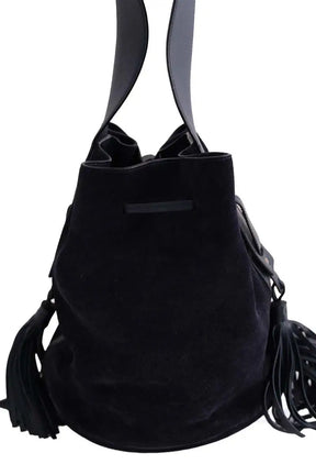 Sac Seau Isabel Marant Silano Marine en Daim