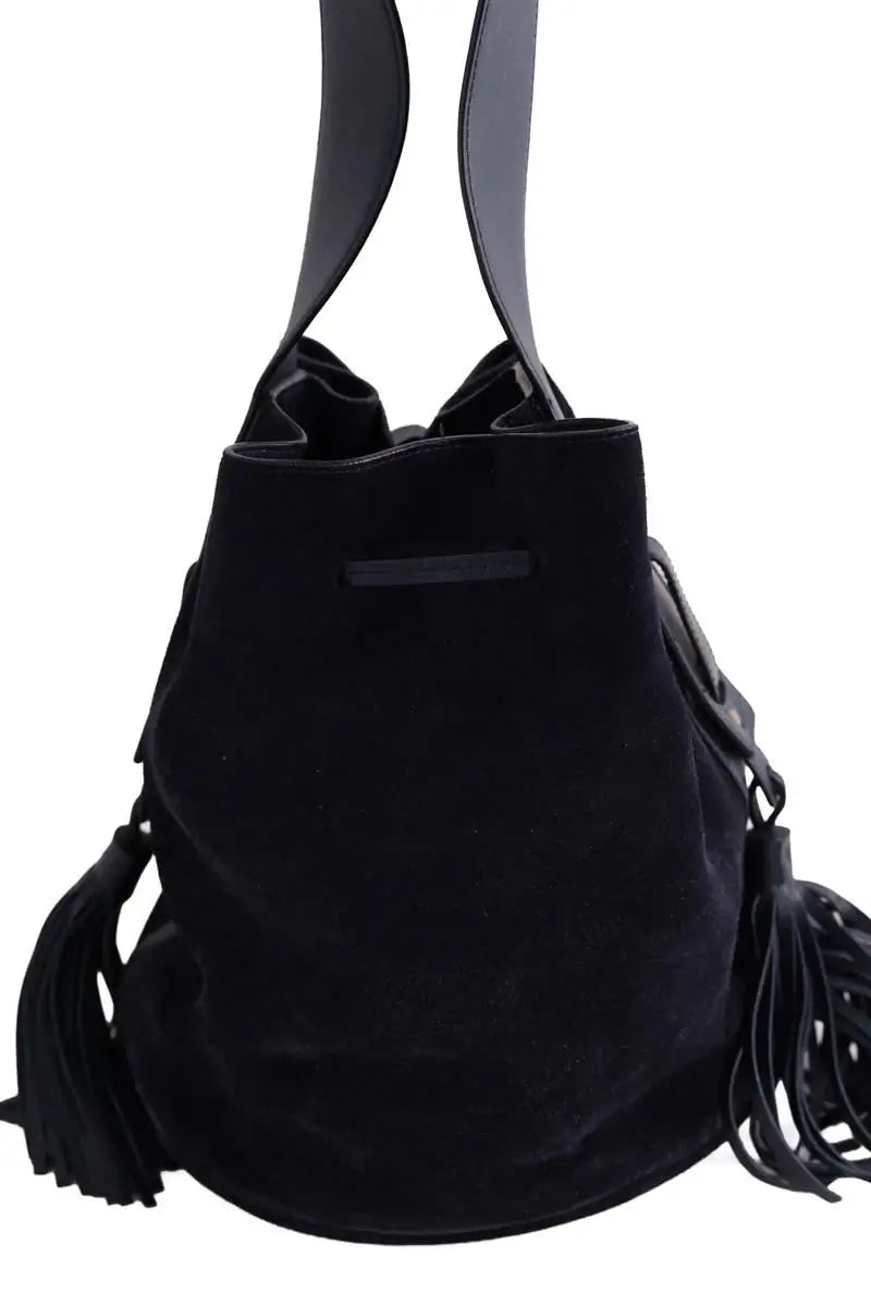 Sac Seau Isabel Marant Silano Marine en Daim