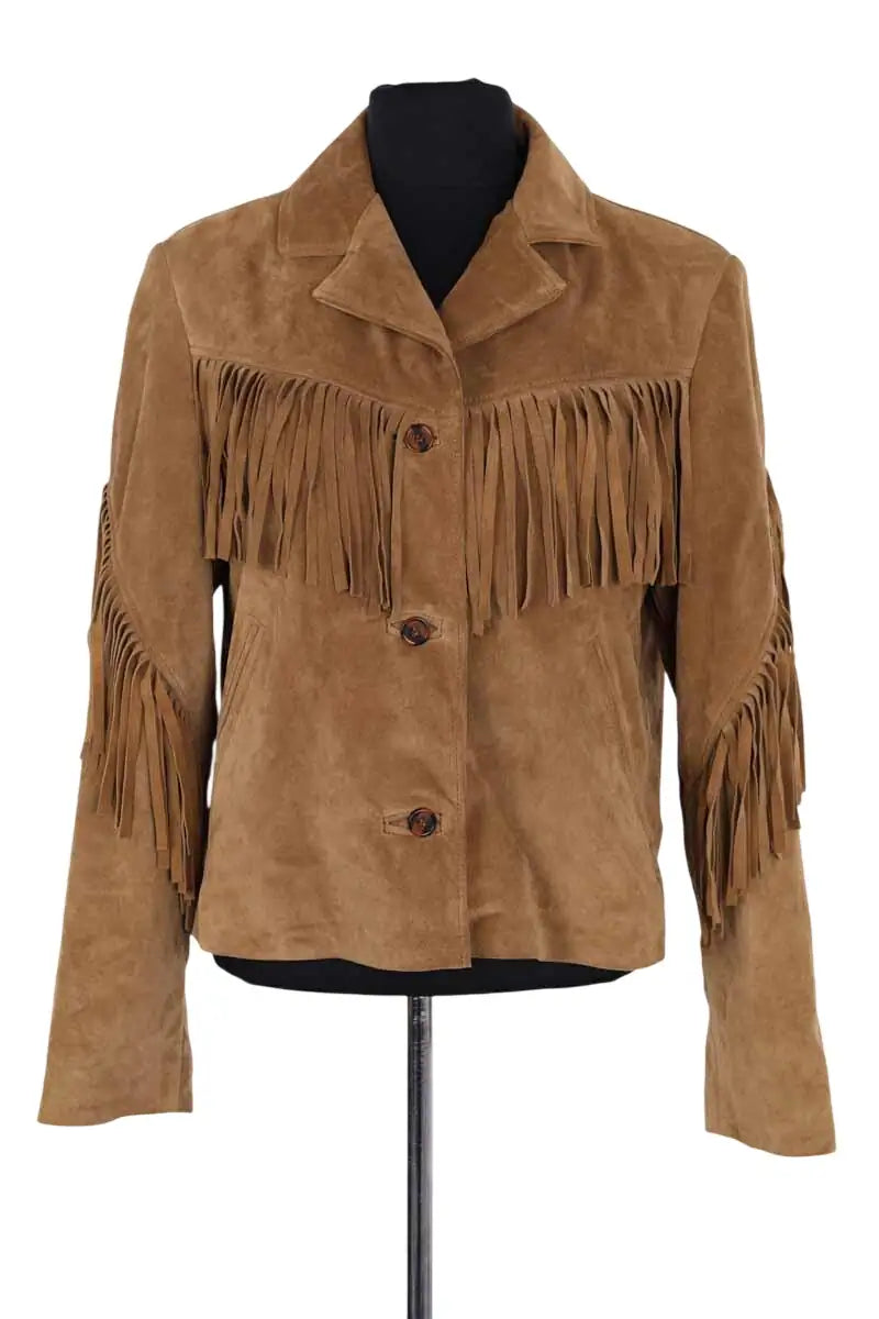 Veste Balzac Camel en Cuir, taille M - Seconde Main