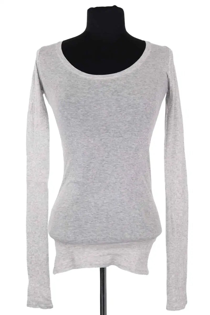 T-shirt American Vintage Gris en Coton, taille S - Seconde Main