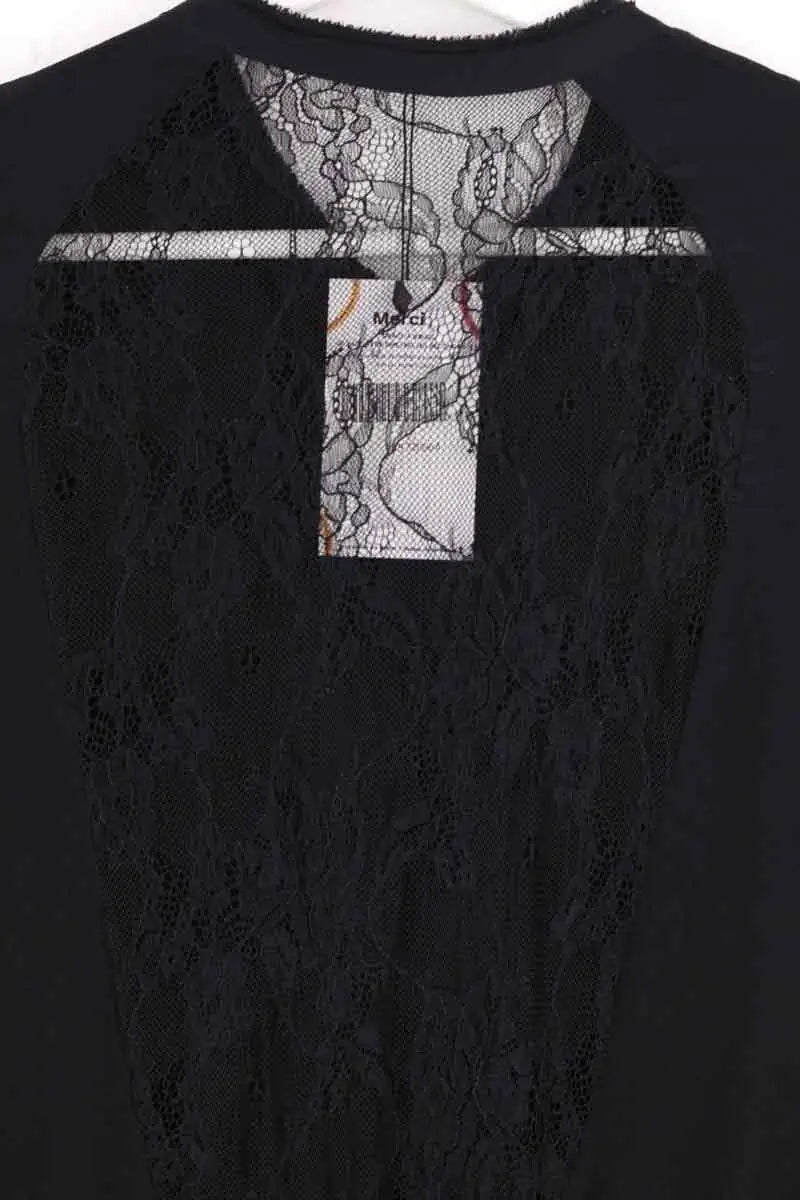 Combishort Maje Noir en Soie