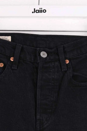Jean droit Levi's 501 Noir en Coton
