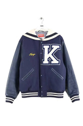 Blouson Kenzo Sailor varsity jacket Marine en Laine, taille M - Seconde Main