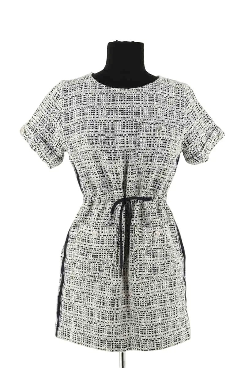 Robe Maje Blanc en Synthétique, taille S - Seconde Main