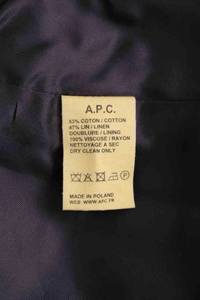 Veste APC Noir en Coton