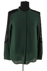 Chemise The Kooples Vert en Synthétique, taille XS - Seconde Main