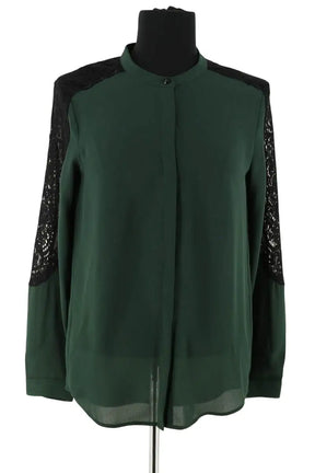 Chemise The Kooples Vert en Synthétique, taille XS - Seconde Main