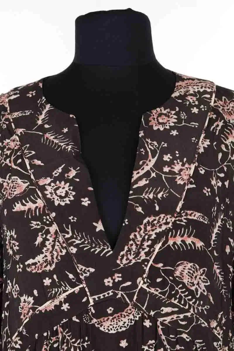 Robe Ba&Sh Marron en Synthétique