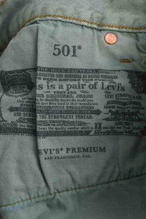 Bermuda Levi's Turquoise en Coton