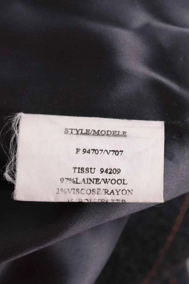 Blazer Jacques Fath Anthracite en Laine