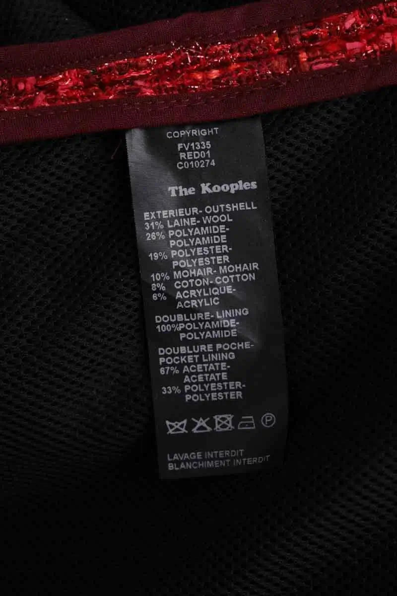 Veste The Kooples Rouge en Laine