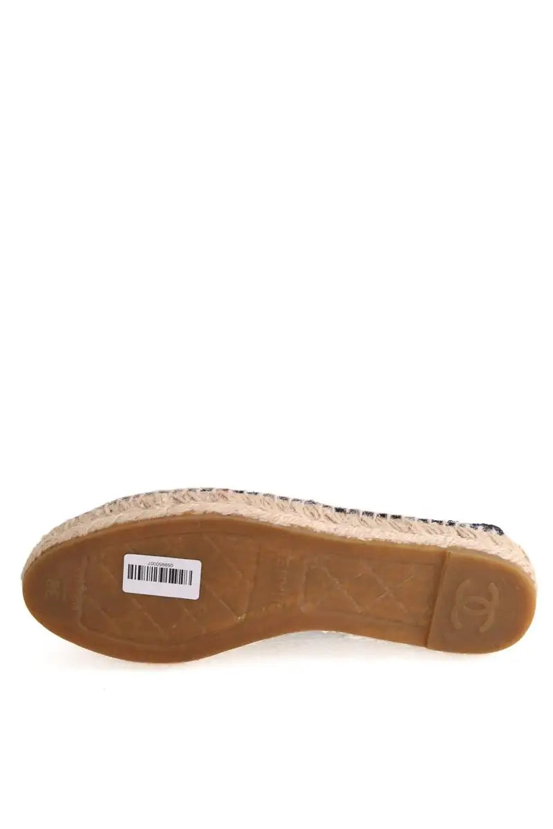 Espadrilles Chanel Violet en Tissu