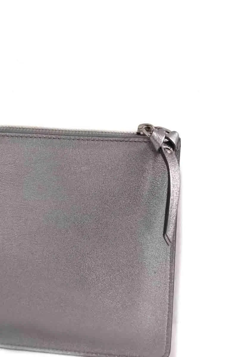 Pochette Jimmy Choo Argent en Cuir