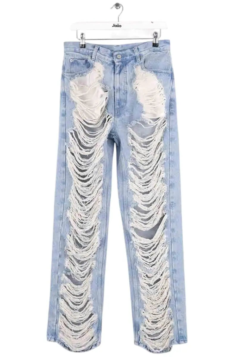 Jean droit Maison Martin Margiela Bleu en Coton, taille XL - Seconde Main
