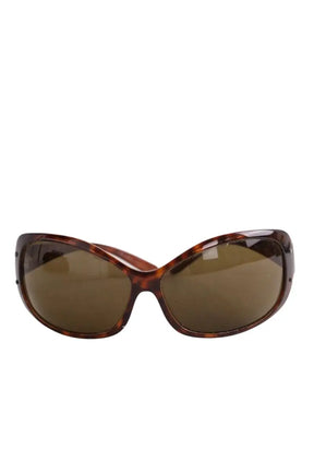 Lunettes de protection Prada Marron en Plastique - Seconde Main