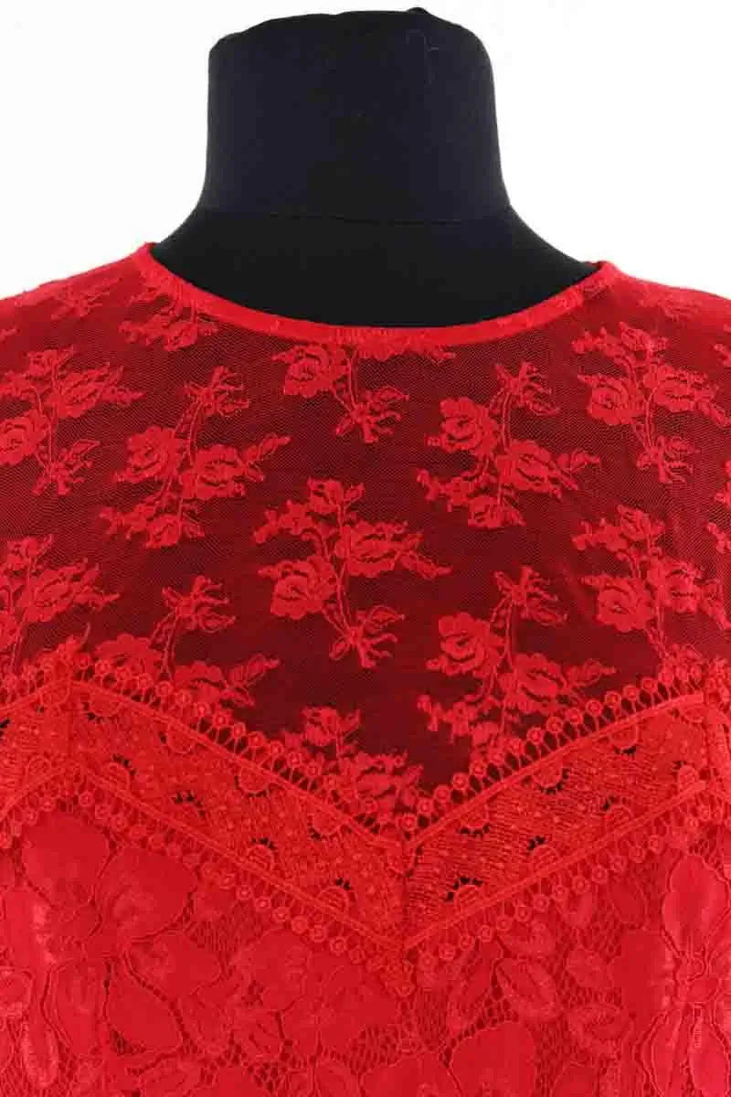 Robe The Kooples Rouge en Synthétique