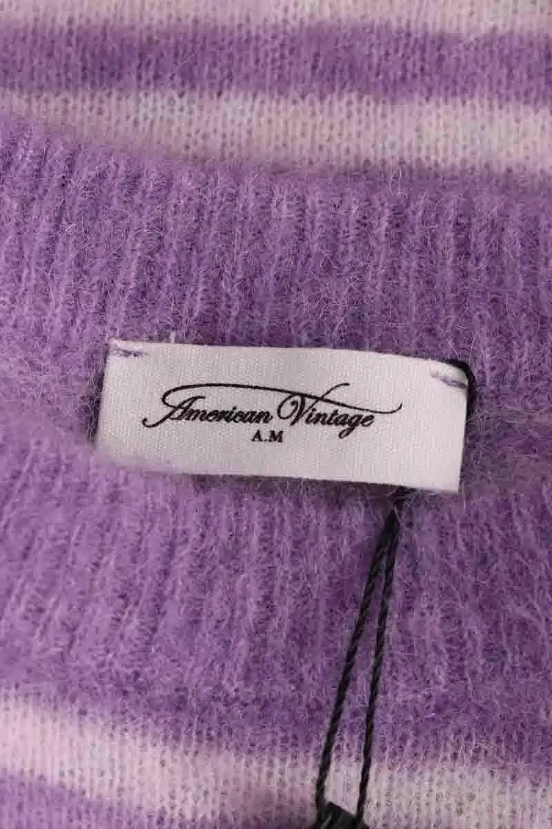 Pull American Vintage Violet en Laine