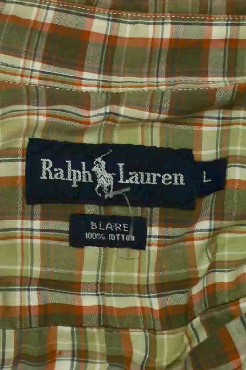 Chemise Ralph Lauren Kaki en Coton