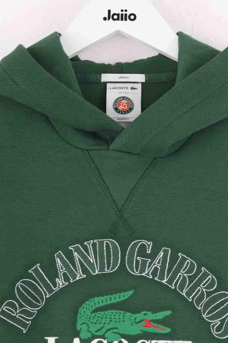 Sweatshirt Lacoste Vert en Coton