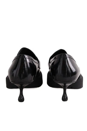 Mocassins Jimmy Choo Noir en Cuir
