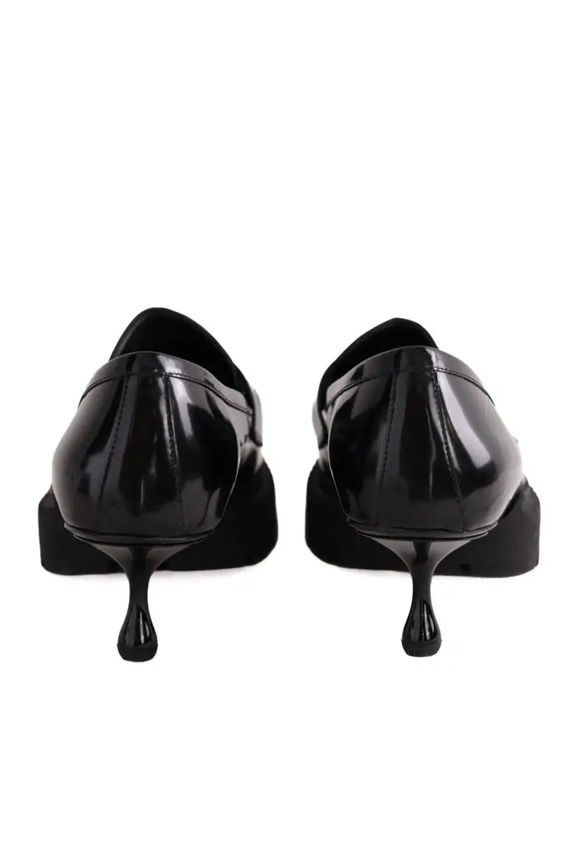 Mocassins Jimmy Choo Noir en Cuir