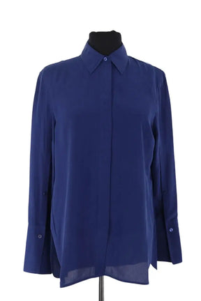 Chemise Joseph Bleu en Soie, taille XS - Seconde Main