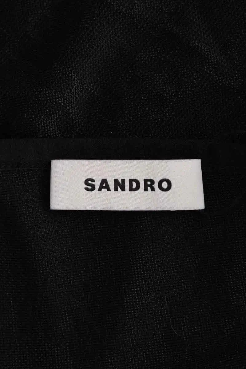 Haut de sport Sandro Noir en Synthétique