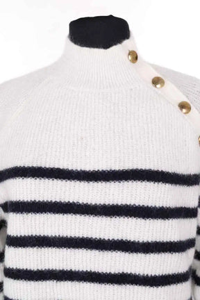 Pull Sézane Blanc en Laine