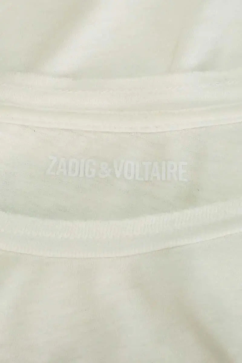 T-shirt Zadig & Voltaire Blanc en Coton