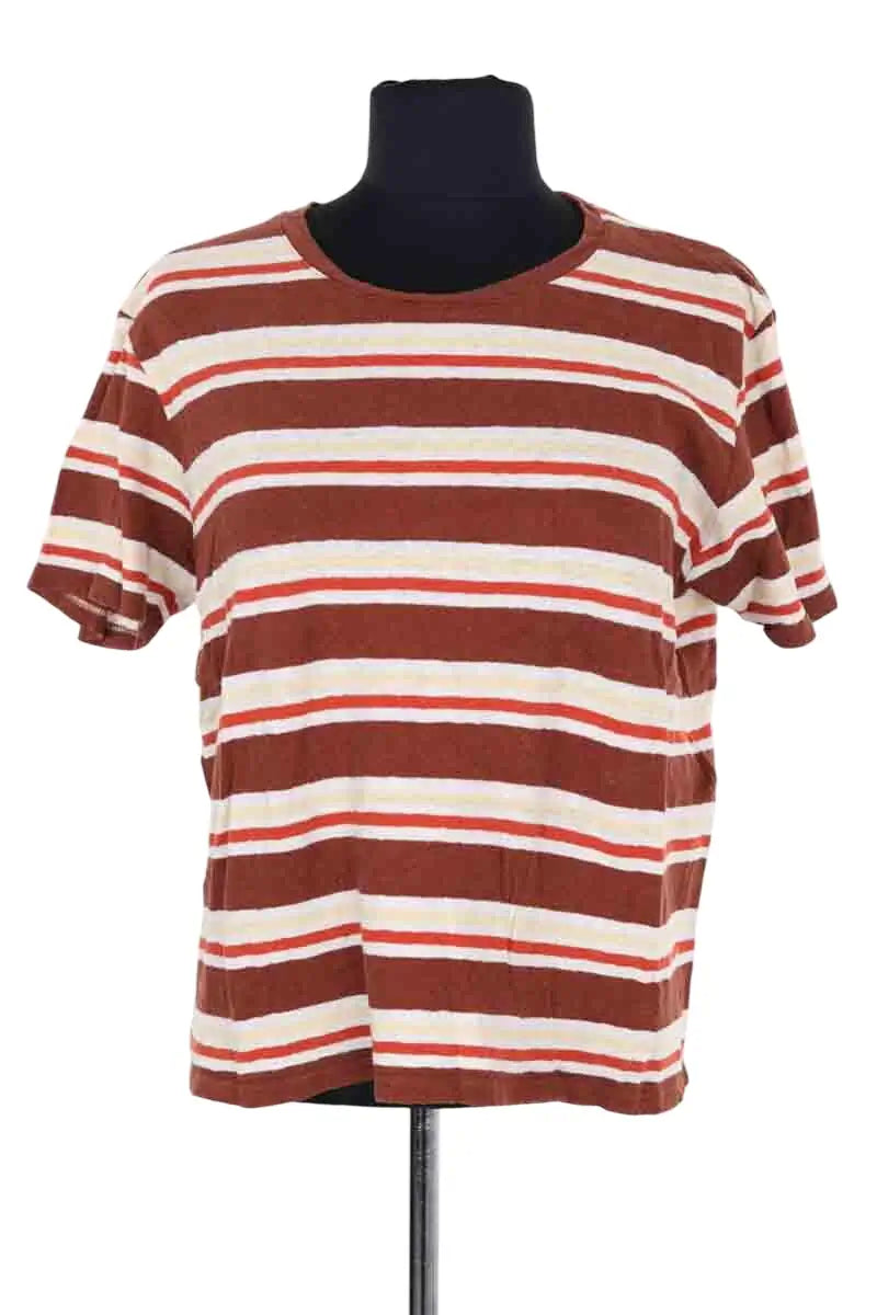 T-shirt Sézane Marron en Coton, taille M - Seconde Main
