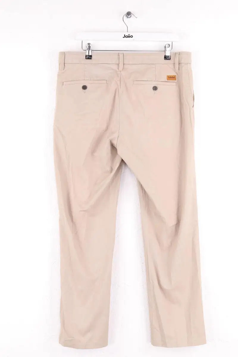 Pantalon droit Timberland Beige en Coton