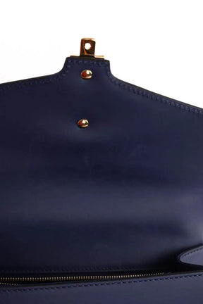 Sac porté épaule Gucci Sylvie Bleu en Cuir