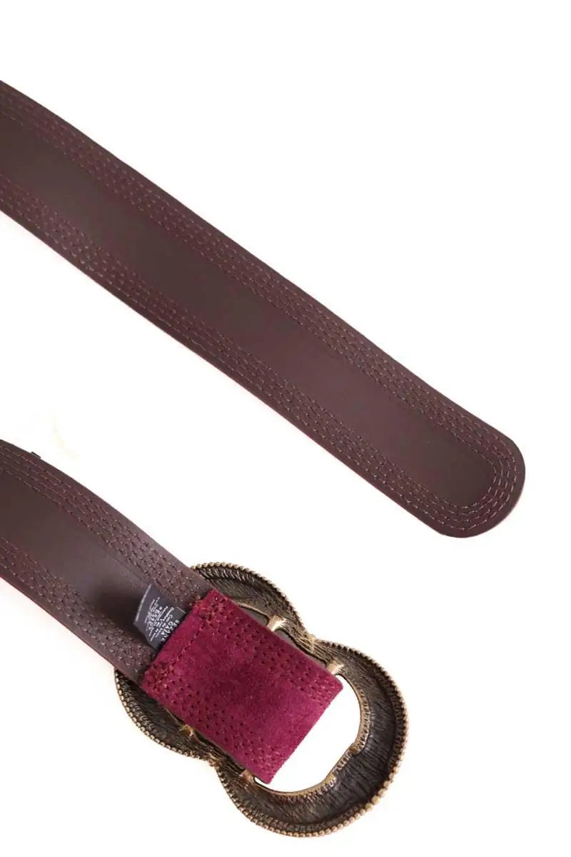 Ceinture en cuir Sézane Violet en Cuir