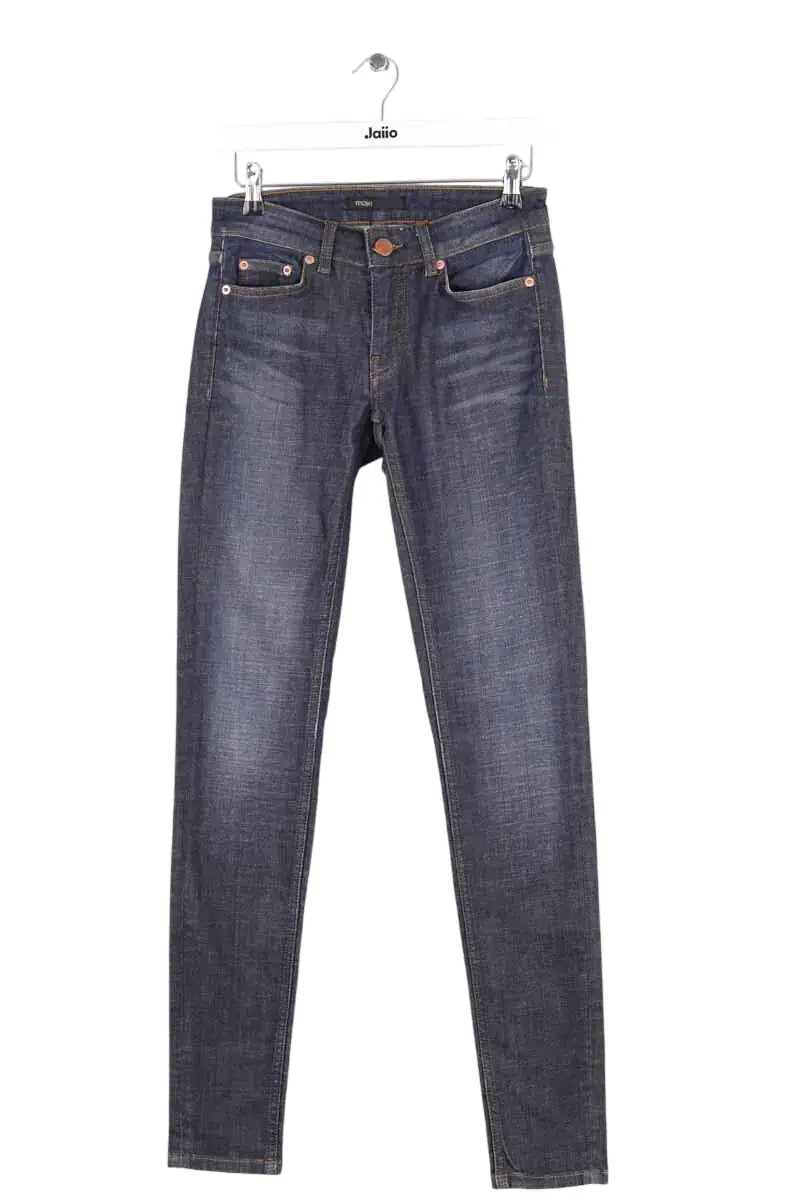 Jean slim Maje Other Bleu en Coton, taille S - Seconde Main