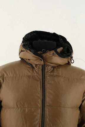 Doudoune Moncler Kaki en Fourrure