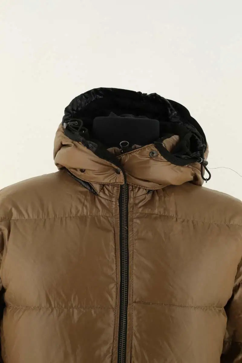 Doudoune Moncler Kaki en Fourrure
