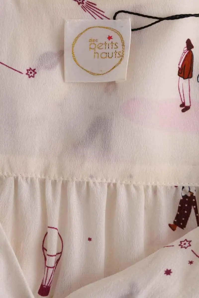 Blouse Des Petits Hauts Beige en Synthétique