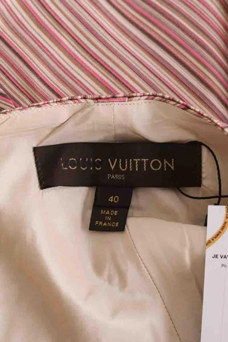 Top sans manche Louis Vuitton Rose en Coton