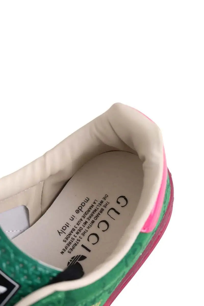 Baskets Gucci Vert en Tissu