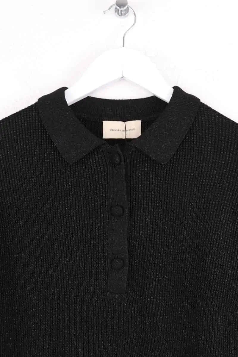 Top Alexandra Golovanoff Noir en Viscose