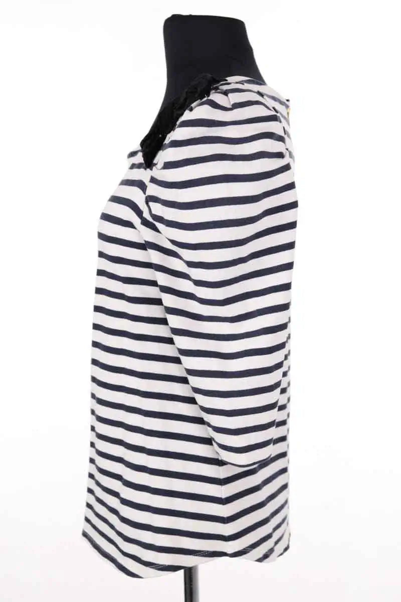 Blouse Sandro Blanc en Coton