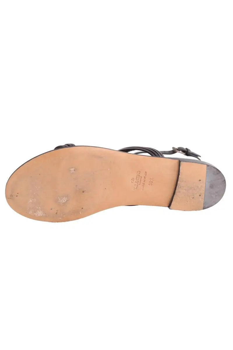 Sandales Valentino Noir en Cuir