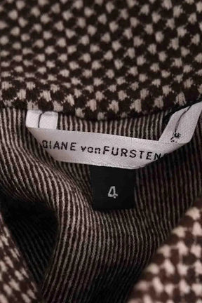 Jupe Diane Von Furstenberg Marron en Laine
