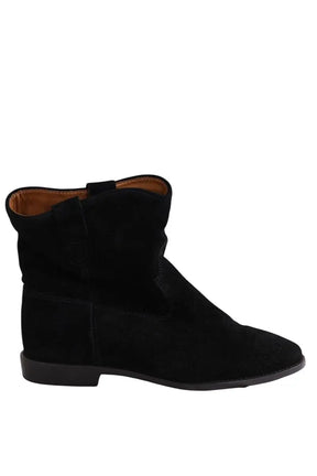 Boots Isabel Marant Étoile Noir en Daim, taille 39 - Seconde Main