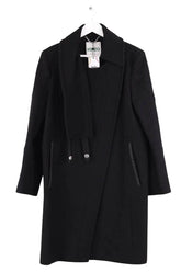 Manteau Kenzo Noir en Laine, taille L - Seconde Main