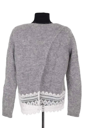 Pull Sézane Gris en Laine