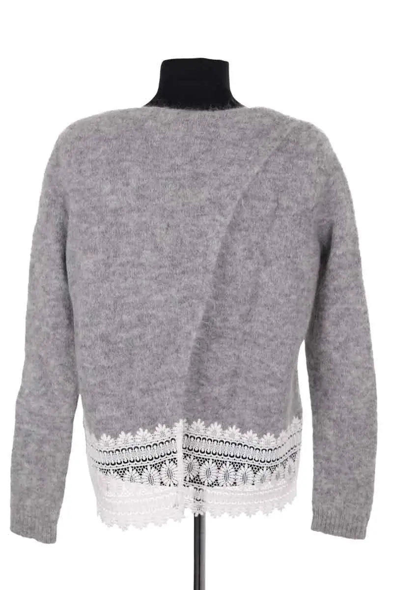 Pull Sézane Gris en Laine