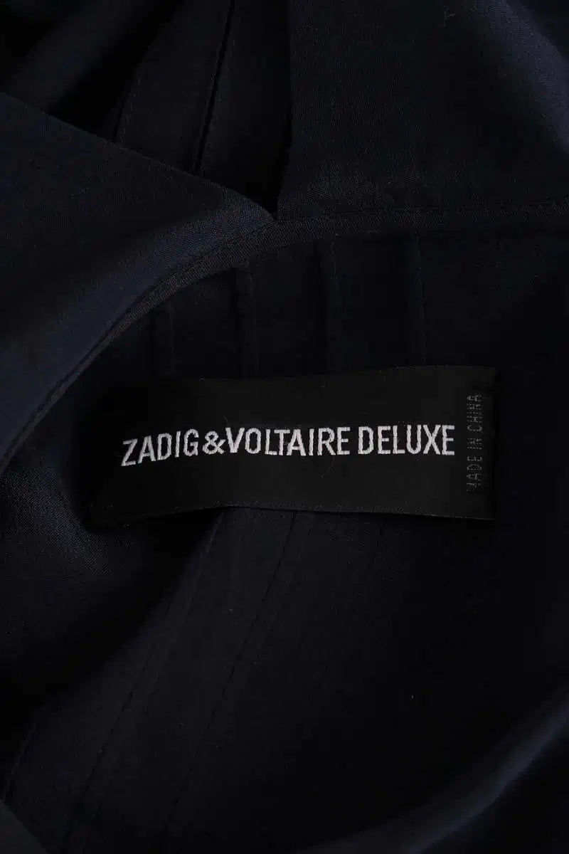 Robe Zadig & Voltaire Ruelle deluxe Bleu en Soie